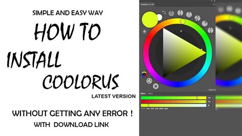 coolorus 2.7|How to install Coolorus.